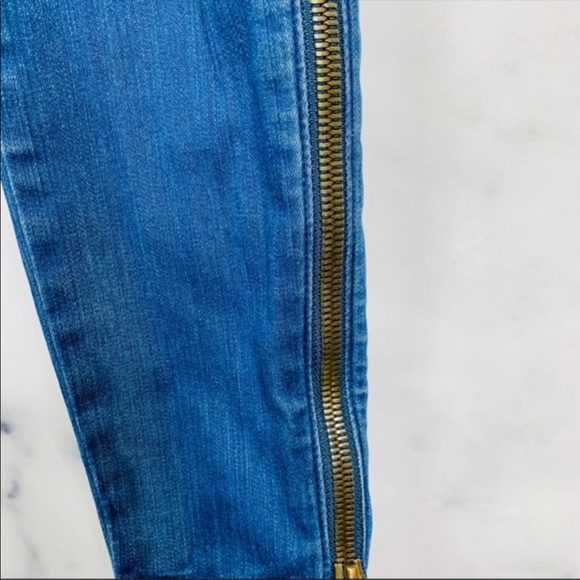 Hudson Crop Sid Zipper Super Skinny Jeans - Picture 7 of 8